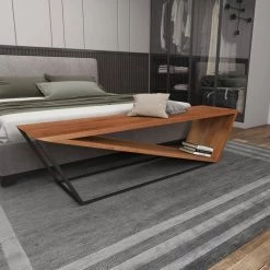 Brown Contemporary Bench 18 in. x 69 in. x 16 in. by Litton Lane -Outlet Litton Lane Store brown litton lane dining benches 28819 4f 1000