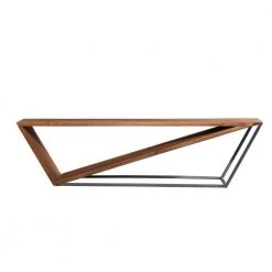 Brown Contemporary Bench 18 in. x 69 in. x 16 in. by Litton Lane -Outlet Litton Lane Store brown litton lane dining benches 28819 66 1000