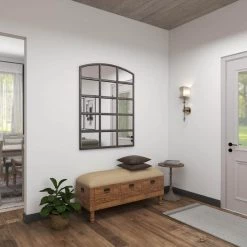 Brown Storage Farmhouse Bench 20 in. x 47 in. x 16 in. by Litton Lane -Outlet Litton Lane Store brown litton lane dining benches 42934 fa 1000