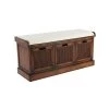 Brown Storage Traditional Bench 20 in. x 42 in. x 15 in. by Litton Lane -Outlet Litton Lane Store brown litton lane dining benches 90629 64 1000