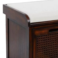 Brown Storage Traditional Bench 20 in. x 42 in. x 15 in. by Litton Lane -Outlet Litton Lane Store brown litton lane dining benches 90629 fa 1000
