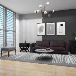 16 in. Brown Square Wood Vintage Faux Leather Single Drawer End Table with Curved Style Leg Stand by Litton Lane -Outlet Litton Lane Store brown litton lane end side tables 55744 1f 1000