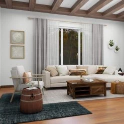 20 in. Brown Round Wood Wine Barrel End Table by Litton Lane -Outlet Litton Lane Store brown litton lane end side tables 93895 1d 1000