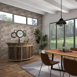 Brown Reclaimed Wood Semi Circle Shaped Liquor Storage 1 Drawer and 2 Doors Bar with Bottle Racks by Litton Lane -Outlet Litton Lane Store brown litton lane home bars 29425 fa 1000