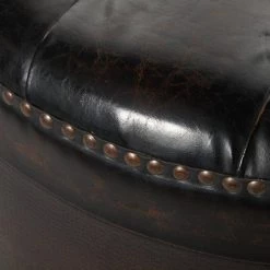 Brown Wood Traditional Ottoman (Set of 3) by Litton Lane -Outlet Litton Lane Store brown litton lane ottomans 57993 1f 1000