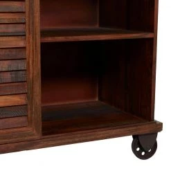 Brown Wood Rustic Buffet 3 Drawers by Litton Lane -Outlet Litton Lane Store brown litton lane sideboards buffet tables 041629 4f 1000