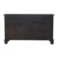 Brown Wood Rustic Buffet 3 Drawers by Litton Lane -Outlet Litton Lane Store brown litton lane sideboards buffet tables 041629 77 1000