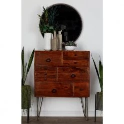 46 in. Brown Wood Modern Buffet by Litton Lane -Outlet Litton Lane Store brown litton lane sideboards buffet tables 28740 31 1000