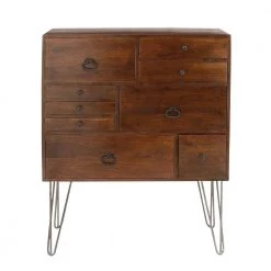 46 in. Brown Wood Modern Buffet by Litton Lane