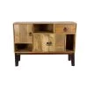 Brown Wood Modern Buffet with 1-Drawers by Litton Lane