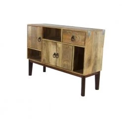 Brown Wood Modern Buffet with 1-Drawers by Litton Lane -Outlet Litton Lane Store brown litton lane sideboards buffet tables 28772 77 1000
