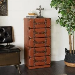 Brown Wood Traditional Chest by Litton Lane -Outlet Litton Lane Store brown litton lane sideboards buffet tables 55771 31 1000