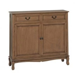 Brown Wood Traditional Buffet with 2-Drawers by Litton Lane