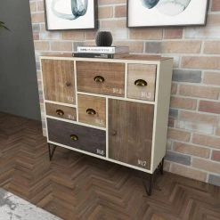 Brown Wood Modern Chest by Litton Lane -Outlet Litton Lane Store brown litton lane sideboards buffet tables 94622 fa 1000