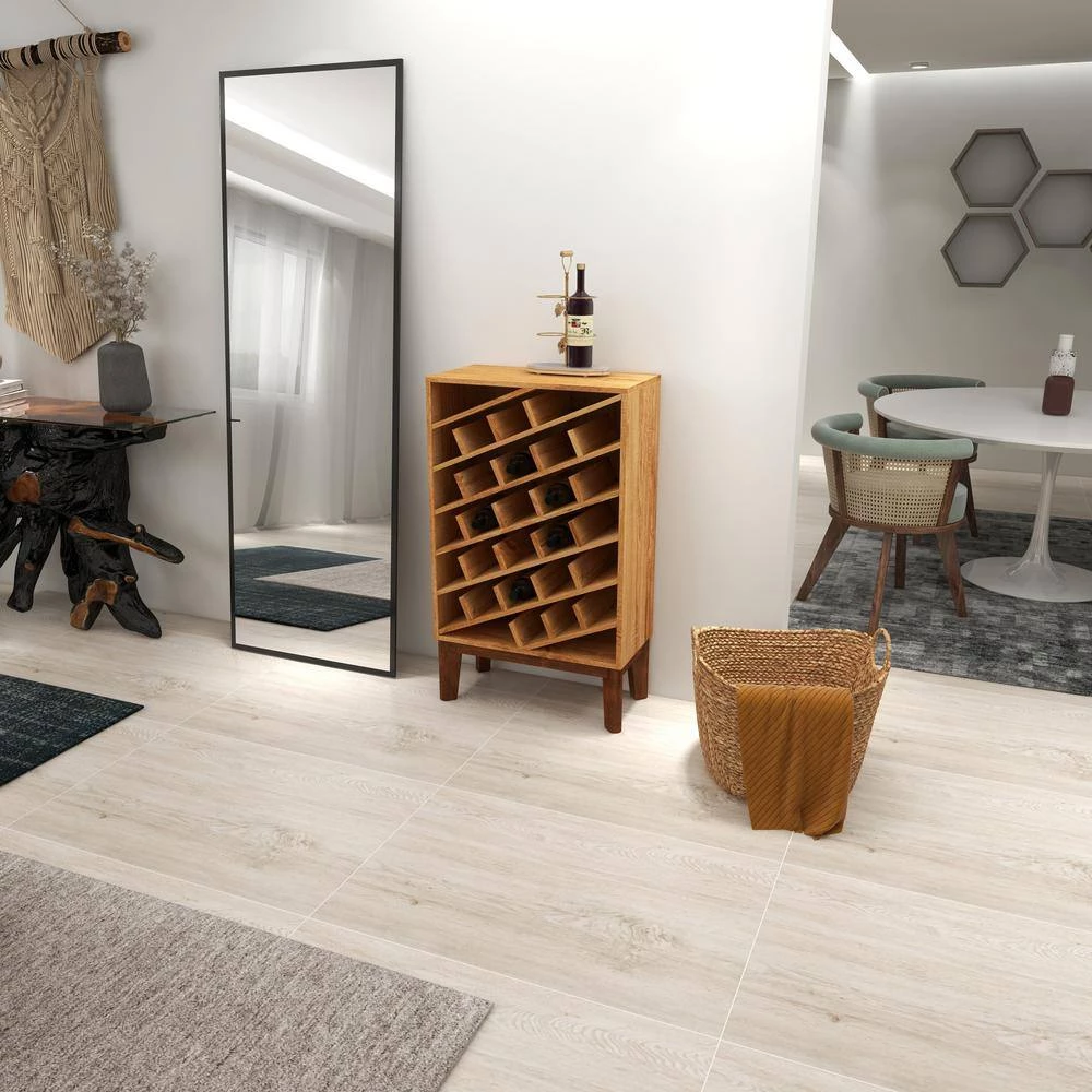 30 Bottle Brown Wood Wine Rack by Litton Lane 9 30 Bottle Brown Wood Wine Rack by Litton Lane - Image 8