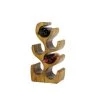 6-Bottle Brown Tree Shape Wine Rack by Litton Lane 2 6-Bottle Brown Tree Shape Wine Rack by Litton Lane -Outlet Litton Lane Store brown litton lane wine racks 66073 64 1000