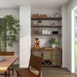 6-Bottle Brown Tree Shape Wine Rack by Litton Lane -Outlet Litton Lane Store brown litton lane wine racks 66073 fa 1000