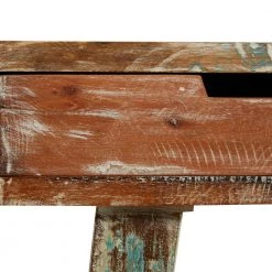 48 in. Rectangular Brown Mango Wood Writing Desk by Litton Lane -Outlet Litton Lane Store brown litton lane writing desks 042763 44 1000