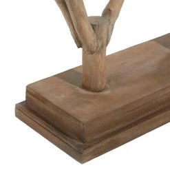 45 in. Brown Rectangle Wood Contemporary Console Table by Litton Lane -Outlet Litton Lane Store clear litton lane console tables 54332 4f 1000