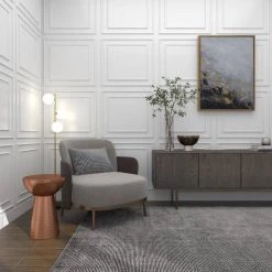 14 in. Copper Round Metal End Table with Hammered Design by Litton Lane -Outlet Litton Lane Store copper litton lane end side tables 31334 fa 1000