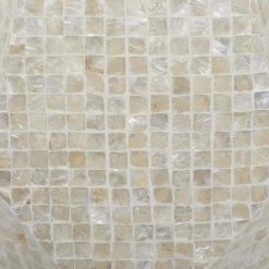 16 in. Cream Hexagon Wood Handmade End Table by Litton Lane -Outlet Litton Lane Store cream litton lane end side tables 47333 4f 1000