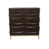Brown Wood Contemporary Cabinet by Litton Lane