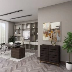 Brown Wood Contemporary Cabinet by Litton Lane -Outlet Litton Lane Store dark brown litton lane accent cabinets 041118 fa 1000