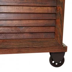 Brown Metal Rustic Cabinet by Litton Lane -Outlet Litton Lane Store dark brown litton lane accent cabinets 041630 1f 1000