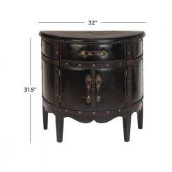 Dark Brown Cedar Traditional Cabinet by Litton Lane -Outlet Litton Lane Store dark brown litton lane accent cabinets 74480 76 1000