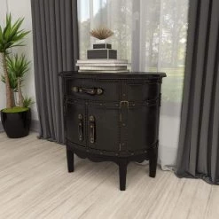 Dark Brown Cedar Traditional Cabinet by Litton Lane -Outlet Litton Lane Store dark brown litton lane accent cabinets 74480 c3 1000