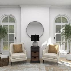 28 in. x 16 in. x 12 in. Maroon Wood Traditional Storage Unit by Litton Lane -Outlet Litton Lane Store dark brown litton lane accent cabinets 96250 76 1000