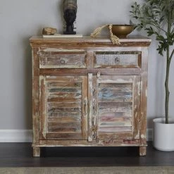 Brown Wood Rustic Cabinet by Litton Lane -Outlet Litton Lane Store distressed brown litton lane accent cabinets 042731 31 1000