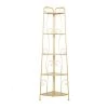 65 In. Gold Metal Glam Bakers Rack by Litton Lane -Outlet Litton Lane Store gold litton lane baker s racks 040606 64 1000