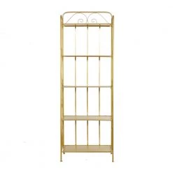 67 In. Gold Metal Glam Bakers Rack by Litton Lane