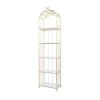 79 In. Gold Marble Glam Shelving Unit by Litton Lane
