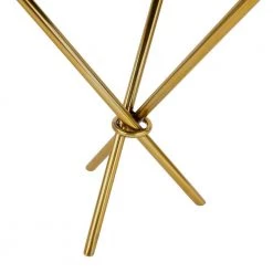 Gold Aluminum Contemporary Game Set Table by Litton Lane -Outlet Litton Lane Store gold litton lane coffee tables 040187 44 1000