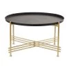 19 in. Gold Metal Modern Coffee Table by Litton Lane -Outlet Litton Lane Store gold litton lane coffee tables 042323 64 1000
