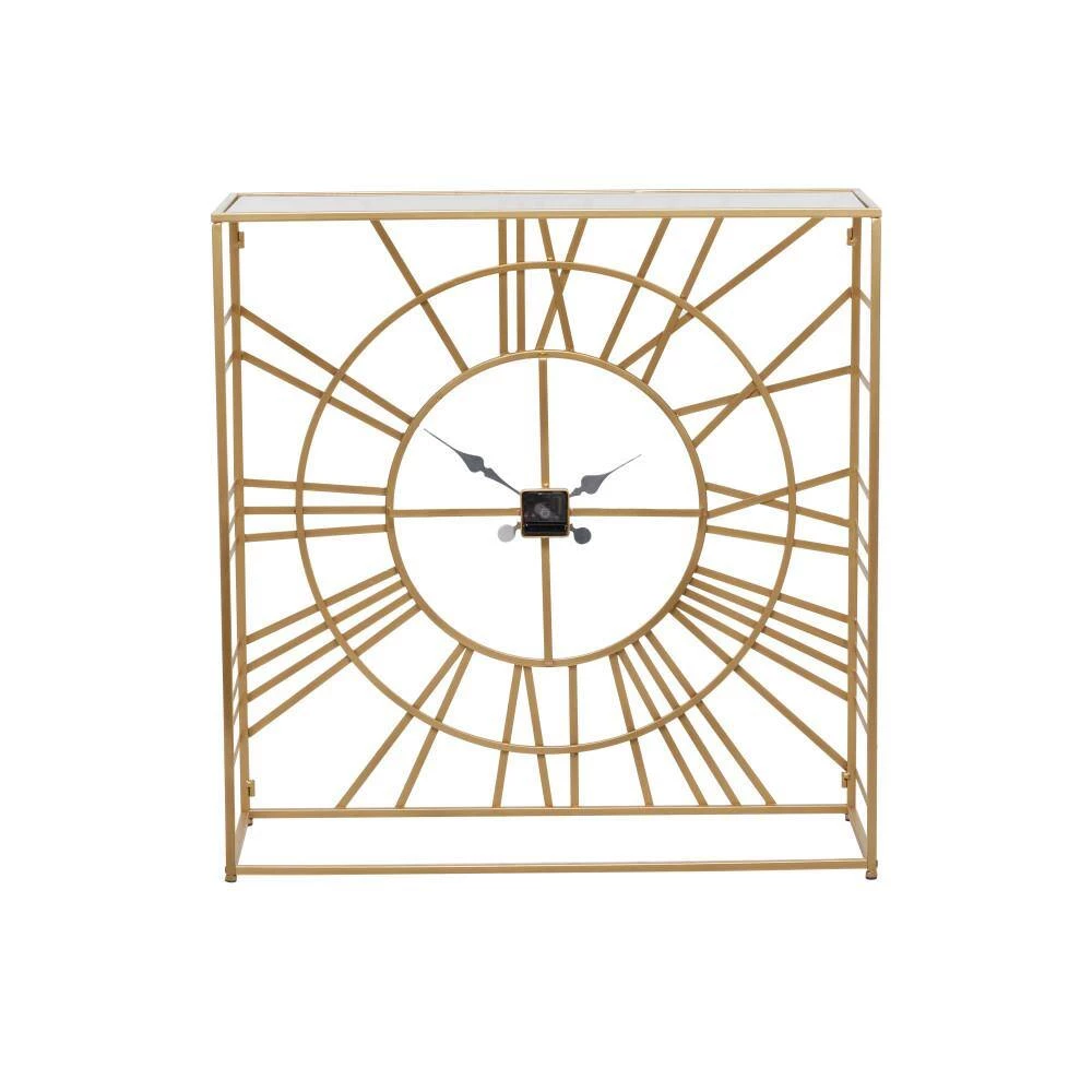 33 in. Gold Metal Contemporary Console Table by Litton Lane 7 33 in. Gold Metal Contemporary Console Table by Litton Lane - Image 5