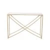 30 In. Gold Metal Contemporary Console Table by Litton Lane 1 30 In. Gold Metal Contemporary Console Table by Litton Lane -Outlet Litton Lane Store gold litton lane console tables 041071 64 1000
