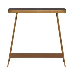 32 in. Gold Metal Modern Console Table by Litton Lane -Outlet Litton Lane Store gold litton lane console tables 16415 c3 1000