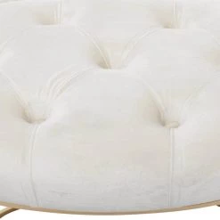 Gold Metal Glam Bench 24 in. x 17 in. x 19 in. by Litton Lane -Outlet Litton Lane Store gold litton lane dining benches 041072 44 1000