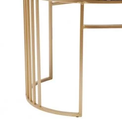 Gold Metal Glam Bench 24 in. x 17 in. x 19 in. by Litton Lane -Outlet Litton Lane Store gold litton lane dining benches 041072 fa 1000