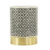 Gold Metal Eclectic Accent Table by Litton Lane -Outlet Litton Lane Store gold litton lane end side tables 32793 64 1000