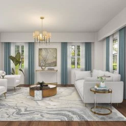 19 in. Gold Round Mirrored End Table with Acrylic Legs by Litton Lane -Outlet Litton Lane Store gold litton lane end side tables 45841 76 1000