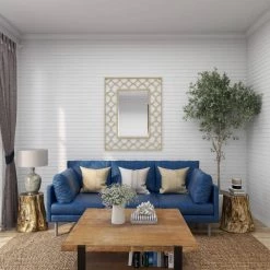 15 in. Gold Round Fiberglass Tree Trunk End Table by Litton Lane 21 15 in. Gold Round Fiberglass Tree Trunk End Table by Litton Lane -Outlet Litton Lane Store gold litton lane end side tables 77590 fa 1000