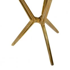 16 in. Gold Round Glass End Table with Shaded Top by Litton Lane -Outlet Litton Lane Store gold litton lane end side tables 80861 1d 1000