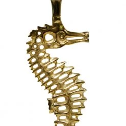 16 in. Gold Round Marble Sea Horse End Table with Black Top by Litton Lane -Outlet Litton Lane Store gold litton lane end side tables 80874 77 1000