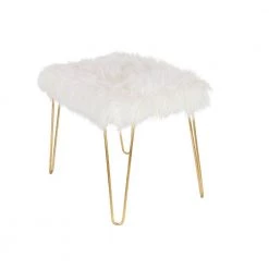 24 in. Gold Metal Modern Stool by Litton Lane 14 24 in. Gold Metal Modern Stool by Litton Lane -Outlet Litton Lane Store gold white litton lane bar stools 65619 4f 1000
