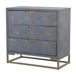Gray Wood Contemporary Cabinet by Litton Lane