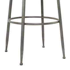30 in. Gray Metal Industrial Counter Stool by Litton Lane -Outlet Litton Lane Store gray litton lane bar stools 042765 1d 1000